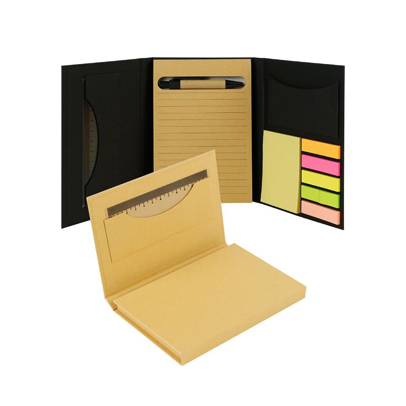 Eco-Friendly Tri-Fold A6 Notepad